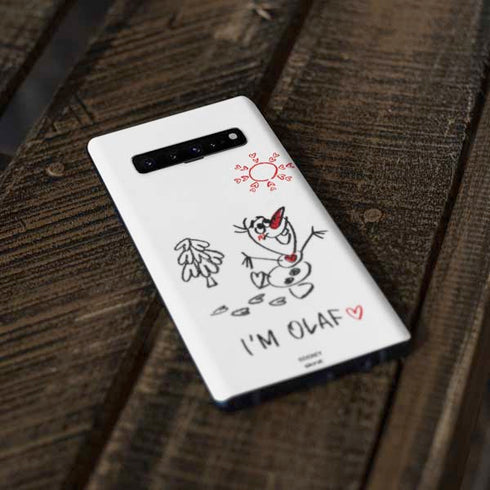 Disney Frozen I Am Olaf Art Galaxy S10 Skin