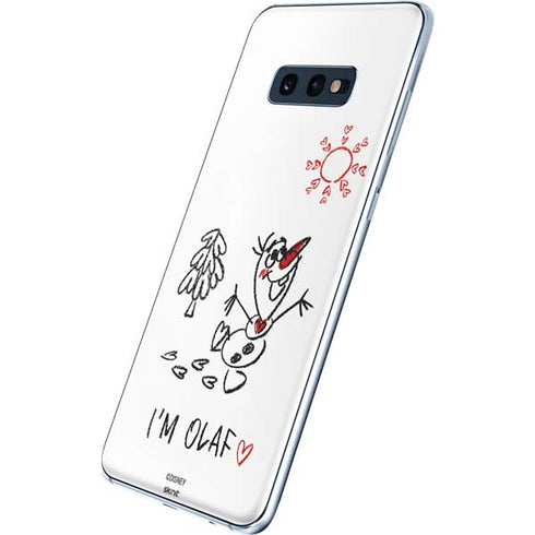 Disney Frozen I Am Olaf Art Galaxy S10e Skin