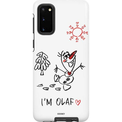 Disney Frozen I Am Olaf Art Galaxy S20 Pro Case