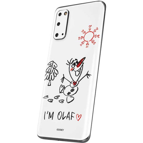 Disney Frozen I Am Olaf Art Galaxy S20 Skin