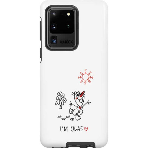 Disney Frozen I Am Olaf Art Galaxy S20 Ultra 5G Pro Case