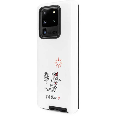Disney Frozen I Am Olaf Art Galaxy S20 Ultra 5G Pro Case