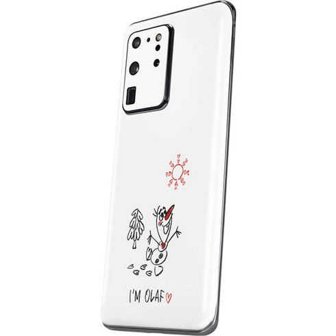 Disney Frozen I Am Olaf Art Galaxy S20 Ultra 5G Skin