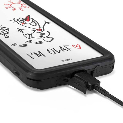 Disney Frozen I Am Olaf Art Galaxy S20 Waterproof Case