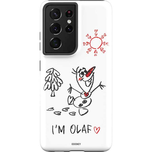 Disney Frozen I Am Olaf Art Galaxy S21 Ultra 5G Pro Case