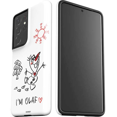 Disney Frozen I Am Olaf Art Galaxy S21 Ultra 5G Pro Case