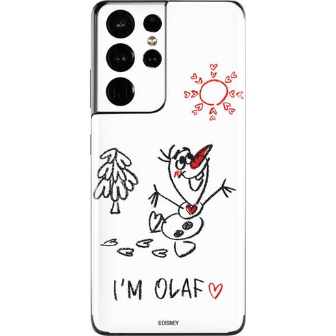 Disney Frozen I Am Olaf Art Galaxy S21 Ultra 5G Skin