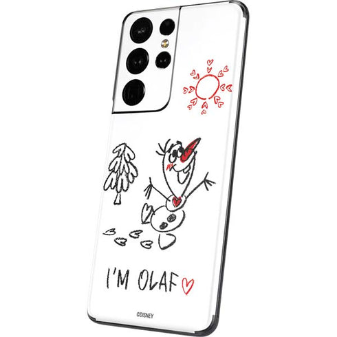 Disney Frozen I Am Olaf Art Galaxy S21 Ultra 5G Skin
