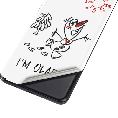 Disney Frozen I Am Olaf Art Galaxy S21 Ultra 5G Skin