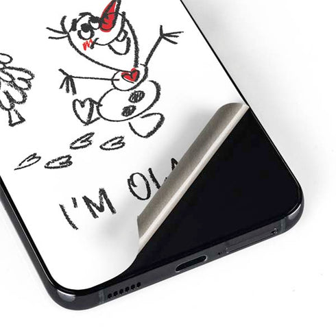 Disney Frozen I Am Olaf Art Galaxy S22 Skin