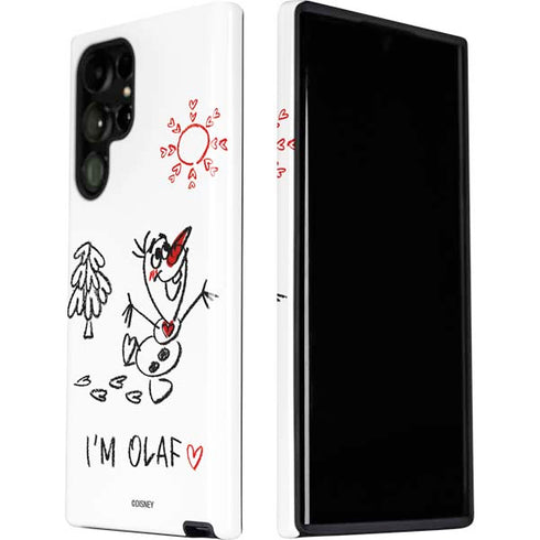 Disney Frozen I Am Olaf Art Galaxy S22 Ultra Pro Case