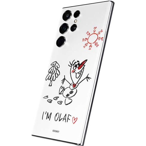 Disney Frozen I Am Olaf Art Galaxy S22 Ultra Skin