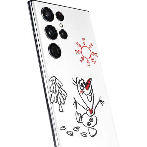 Disney Frozen I Am Olaf Art Galaxy S22 Ultra Skin