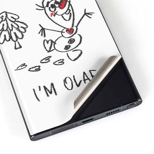 Disney Frozen I Am Olaf Art Galaxy S22 Ultra Skin