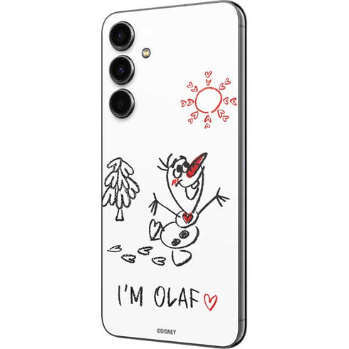 Disney Frozen I Am Olaf Art Galaxy S23 FE Skin