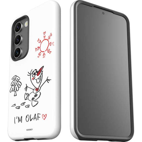 Disney Frozen I Am Olaf Art Galaxy S23 Plus Pro Case