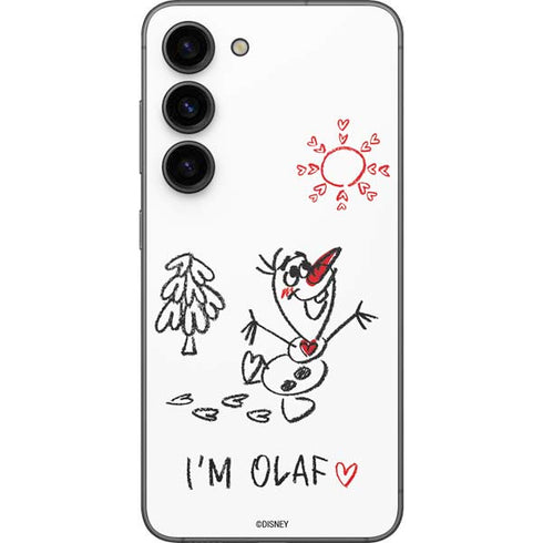 Disney Frozen I Am Olaf Art Galaxy S23 Skin