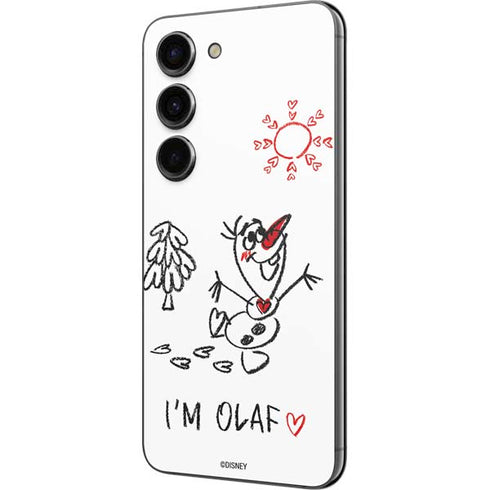 Disney Frozen I Am Olaf Art Galaxy S23 Skin