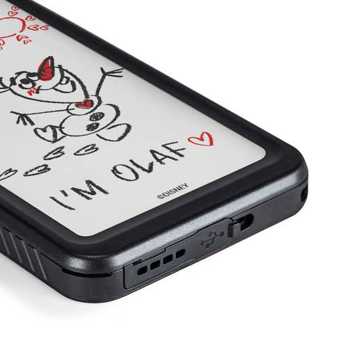Disney Frozen I Am Olaf Art Galaxy S23 Waterproof Case