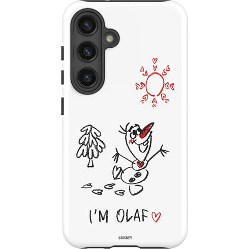 Disney Frozen I Am Olaf Art Galaxy S24 Plus Impact Case