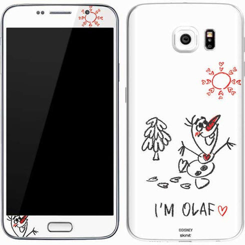 Disney Frozen I Am Olaf Art Galaxy S7 Skin