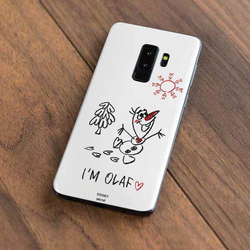 Disney Frozen I Am Olaf Art Galaxy S9 Plus Skin