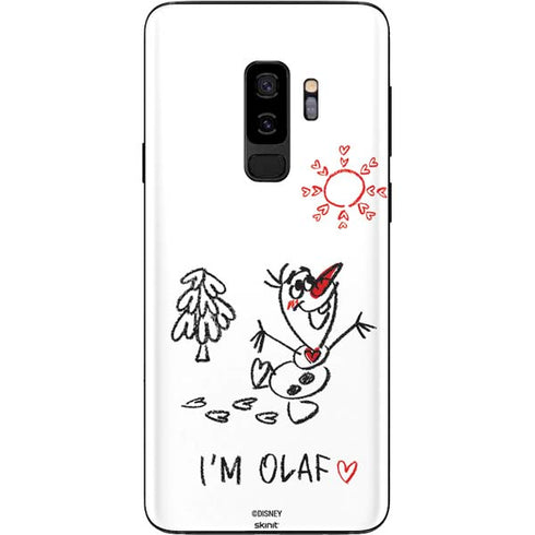 Disney Frozen I Am Olaf Art Galaxy S9 Plus Skin
