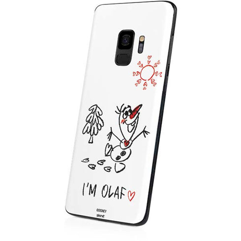 Disney Frozen I Am Olaf Art Galaxy S9 Skin