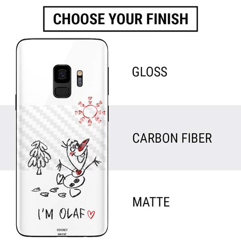 Disney Frozen I Am Olaf Art Galaxy S9 Skin