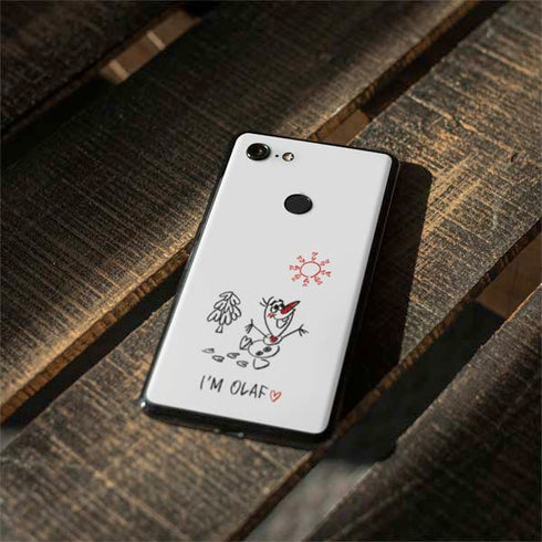 Disney Frozen I Am Olaf Art Google Pixel 3 XL Skin