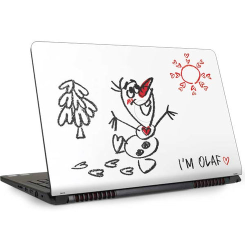 Disney Frozen I Am Olaf Art Dell Inspiron Skin