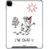 Disney Frozen I Am Olaf Art iPad Pro 12.9in (2020) Clear Case