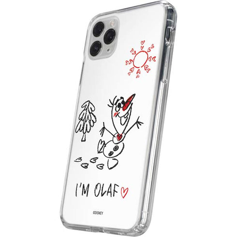 Disney Frozen I Am Olaf Art iPhone 11 Pro Clear Case