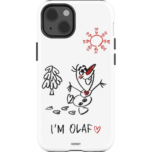 Disney Frozen I Am Olaf Art iPhone 15 Impact Case