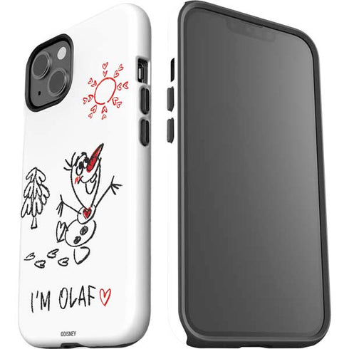 Disney Frozen I Am Olaf Art iPhone 15 Impact Case