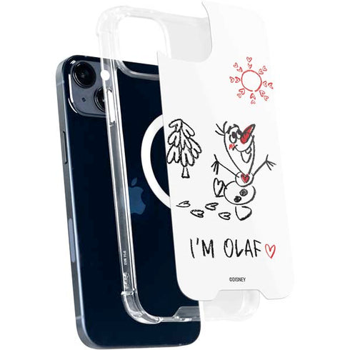 Disney Frozen I Am Olaf Art iPhone 14 Plus MagSafe Case