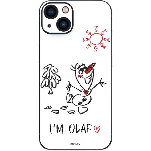 Disney Frozen I Am Olaf Art iPhone 14 Plus Skin