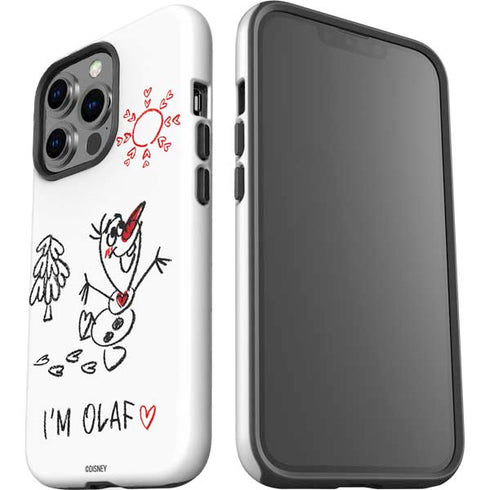 Disney Frozen I Am Olaf Art iPhone 14 Pro Impact Case