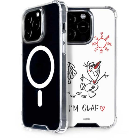 Disney Frozen I Am Olaf Art iPhone 15 Pro MagSafe Case