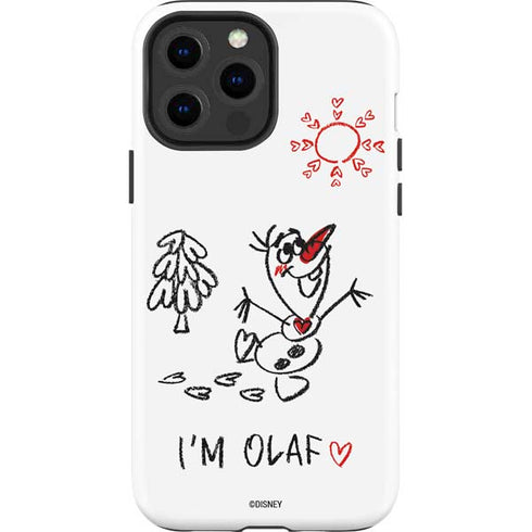 Disney Frozen I Am Olaf Art iPhone 15 Pro Max Impact Case