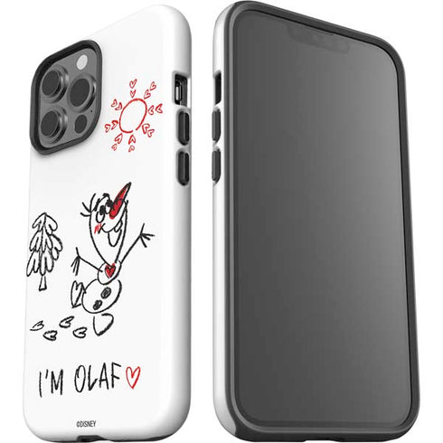 Disney Frozen I Am Olaf Art iPhone 15 Pro Max Impact Case