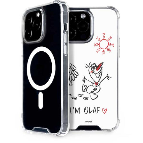 Disney Frozen I Am Olaf Art iPhone 15 Pro Max MagSafe Case