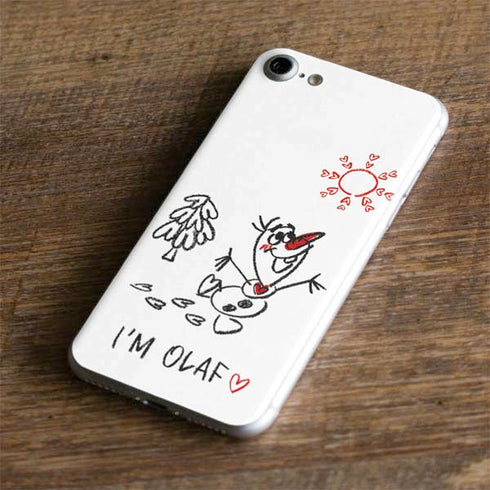 Disney Frozen I Am Olaf Art iPhone 7 Skin