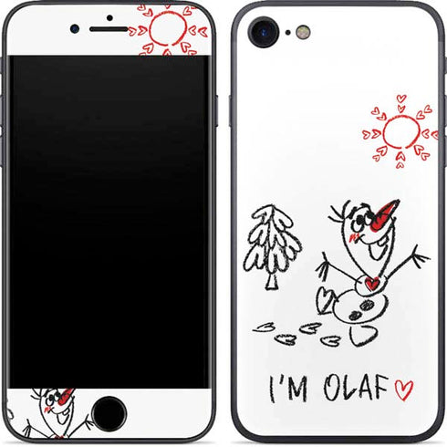 Disney Frozen I Am Olaf Art iPhone 8 Skin