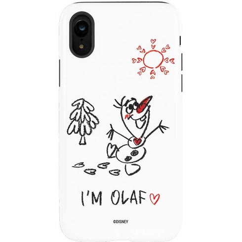 Disney Frozen I Am Olaf Art iPhone XR Pro Case