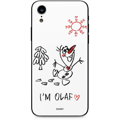 Disney Frozen I Am Olaf Art iPhone XR Skin