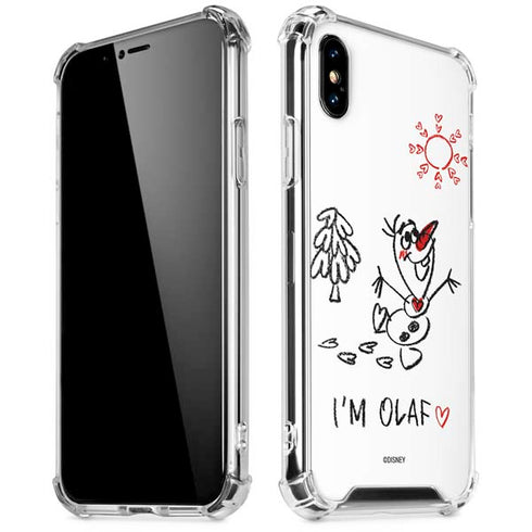 Disney Frozen I Am Olaf Art iPhone XS Max Clear Case
