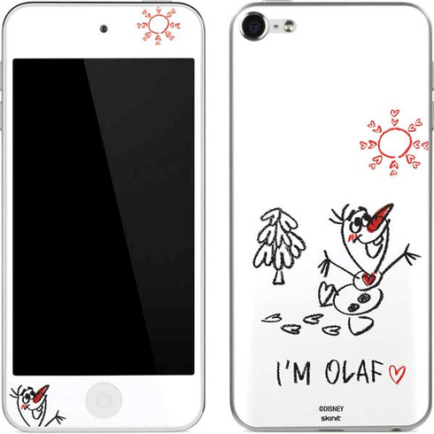 Disney Frozen I Am Olaf Art Apple iPod Skin