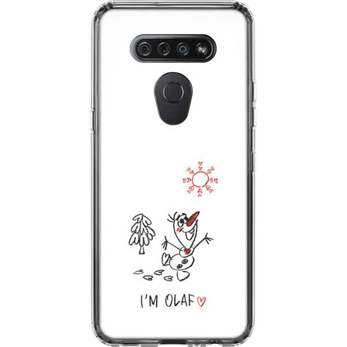 Disney Frozen I Am Olaf Art LG K51/Q51 Clear Case