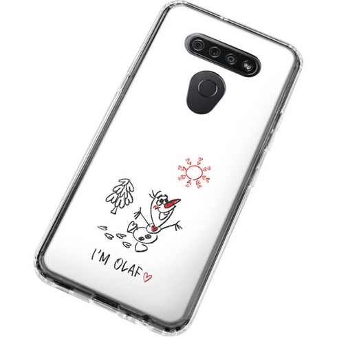 Disney Frozen I Am Olaf Art LG K51/Q51 Clear Case